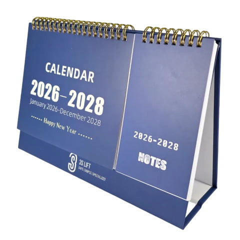 3S Lift 2026-2028 Wall/Desk Calendar